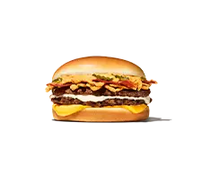 Bacon wrangler double whataburger